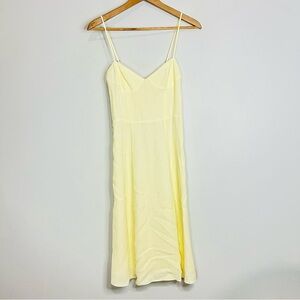 Aritzia Yellow Midi Dress